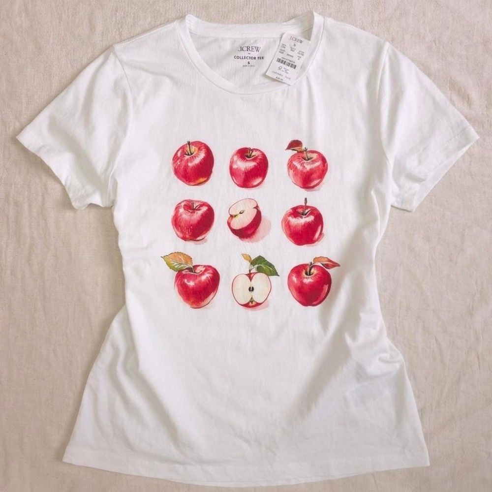 J Crew Apples graphic tee - Size S